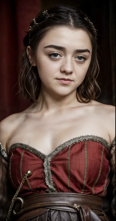 foto raw, raw photograph of maisie williams, arya stark, extremely gorgeous lady, arya stark played by maisie williams, queen ar...