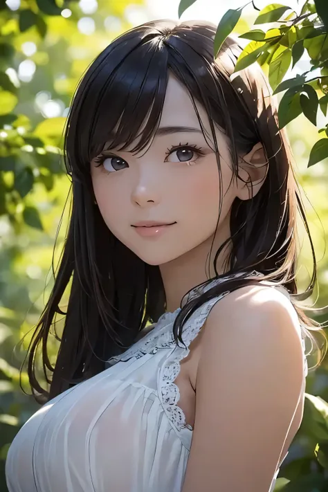 Highest quality、High resolution、Detailed Background、(Beautiful face in every detail:1.4)、Anatomically correct、(Normal number of fingers:1.2)、(Highly detailed face:1.2)、Detailed eyes、Teenage beauty、(Huge breasts:1.2)、Perfect body line、Light color hair、A big...