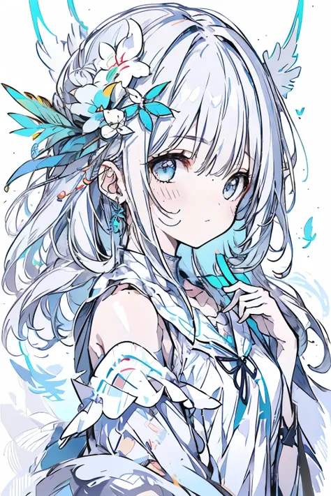 (white background:1.4),(white dirt road, oriental elements),(nature illustration spring:1.3,paper art:1.3, キルティングpaper art:1.2),( reasonable design, clear lines, High sharpness,highest quality, very detailed, table top, movie lighting effects, 4k )、(light ...