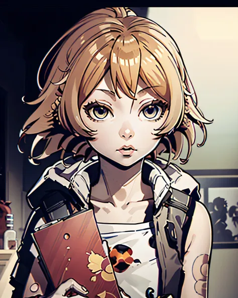 1girl, sakura futaba, closeup portrait, masterpiece, newest, best quality, high quality, soejima_shigenori