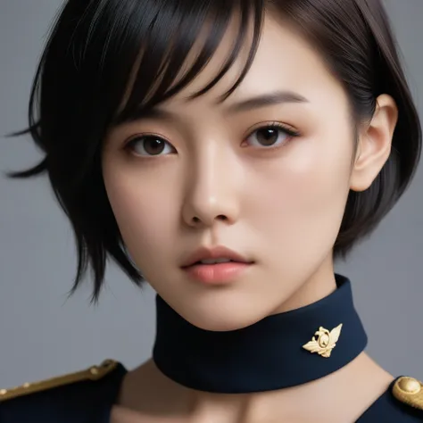 8k, Ultra-high resolution, Highest quality, masterpiece, 三分割法によるphotograph,Surreal, photograph, 1 Girl, (16 years old:1.3), pretty girl, Cute Face, Beautiful eyes in every detail, 細かくdetailedに,masterpiece,One Girl:1.2,Japanese female officer,Superior non-c...