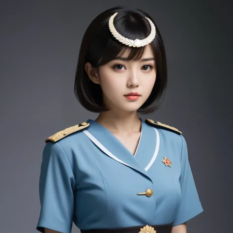 8k, Ultra-high resolution, Highest quality, masterpiece, 三分割法によるphotograph,Surreal, photograph, 1 Girl, (16 years old:1.3), pretty girl, Cute Face, Beautiful eyes in every detail, 細かくdetailedに,masterpiece,One Girl:1.2,Japanese female officer,Superior non-c...