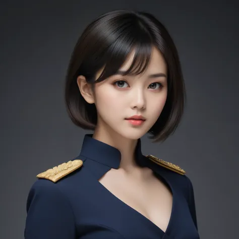 8k, Ultra-high resolution, Highest quality, masterpiece, 三分割法によるphotograph,Surreal, photograph, 1 Girl, (16 years old:1.3), pretty girl, Cute Face, Beautiful eyes in every detail, 細かくdetailedに,masterpiece,One Girl:1.2,Japanese female officer,Superior non-c...