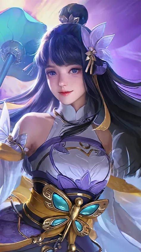 ((Masterpiece)), (highest quality))), (Character design sheet, national costume, same character, front, side, back), illustration, 1 girl, full body, silver hair, eye hair, beautiful eyes, princess cut, environmental change scene, short skirt, shyness, wom...