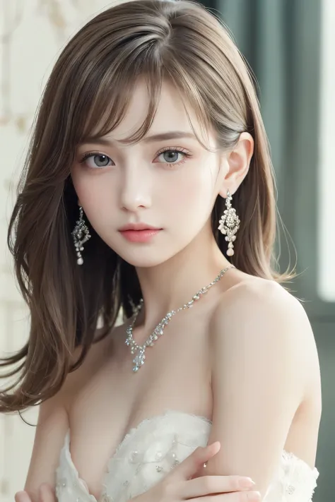 naked, (((Very elegant and beautiful, Perfect details, Very detailed))), whole body, The most detailed girl, Written border depth, 美しく詳細なwhole body, Thin legs, 1 girl, 10 years old, Very short hair, Spiked Hair, Gray and Silver Hair, beautiful detailed hai...