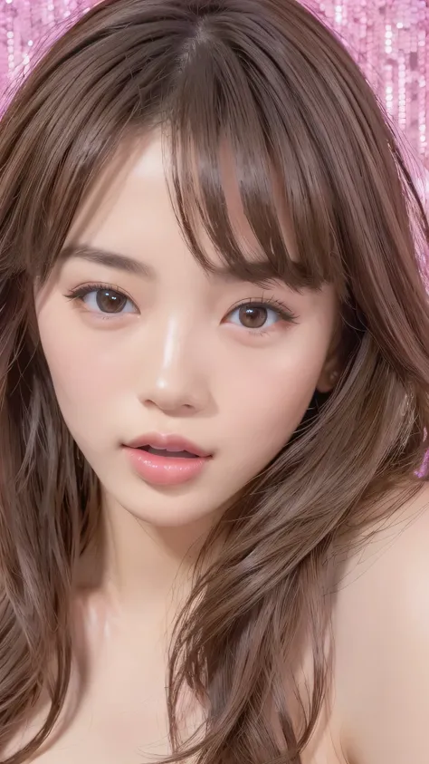 ((NSFW)), beautiful girl, ((fellatio with man)), ((inserting big penis into mouth)), ((half closed eyes)), ((brown eyes)), (18 year old teenage girl), light brown hair color, ((big tits)), lips, realistic, ((skinny body)), charming, pink lipstick, colorful...