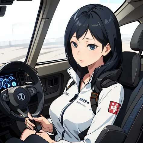 masterpiece,high quality,solo,
shimizukiyoko,1woman,
helmet,
pilot suit,
cockpit,