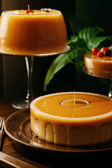 An image where it says gelatin is sold with flan and Martians