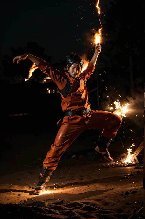 fire effect mode and Narutos latest moves
