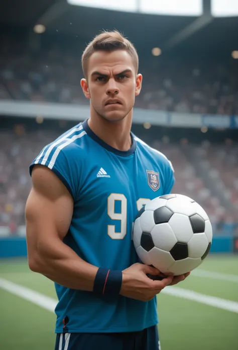 Very angry football player