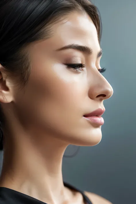 Taylor Hill、High resolution realistic photos,8k,Realistic skin texture,to be born々New People々々々々,1 girl,Tabletop,,Awards - Winning Photos, Very detailed, Close your eyes, Nose and mouth,Face Focus, Extreme close up of face、Woman with open mouth and closed ...