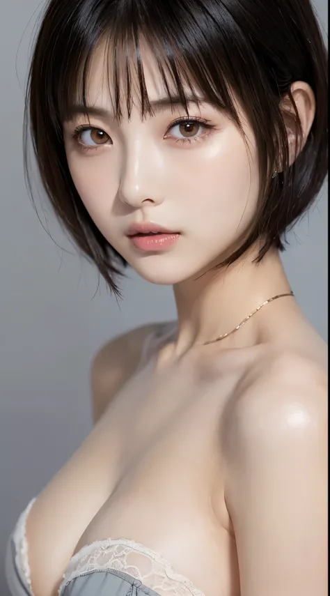 ((Bust-up shot of a gravure idol:1.6))、((flat and small breasts:1.4))、((sensual look:1.4))、((ID photo:1.4))、((Apply beautiful makeup:1.7))、((Naked Girls:1.6))、((No underwear:1.6))、Natural Shading、((Moist eyes:1.3))、(K-Pop Idols)、Serene and goddess-like bea...