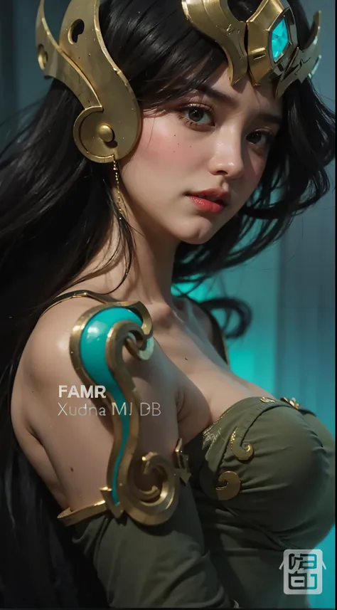 a close up of a girl , detailed hair , big booobs ,  shadowbringers cinematic, 4 k detail fantasy, a beautiful fantasy empress, game cg, xianxia fantasy, xianxia hero, 2. 5 d cgi anime fantasy artwork, cinematic goddess close shot, ruan jia and artgerm, wo...