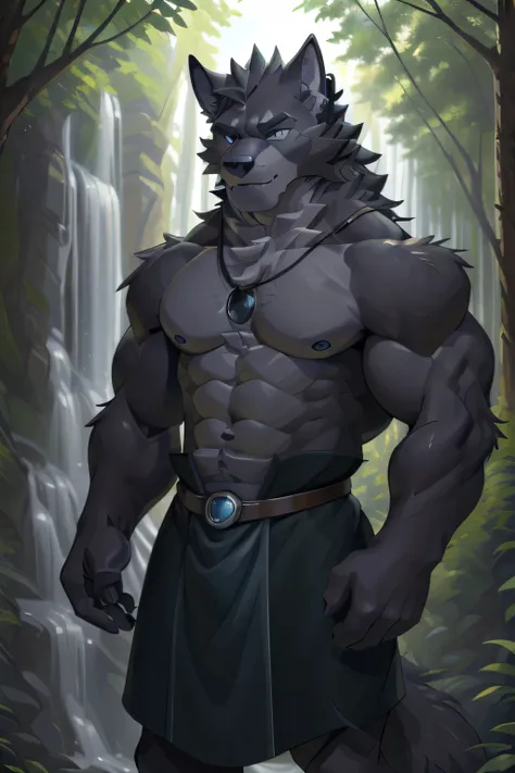 ((masterpiece)) ((high resolution: 1.5)) ((detailed eyes, detailed body)) ((best quality))

a powerful and majestic black wolf s...