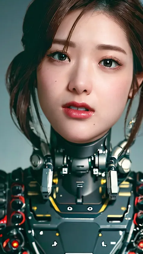 intelligent bionic robot、male、cyborg robot parts、cable, wire, microchip、bright studio、hyper photorealism、high resolution、intrica...