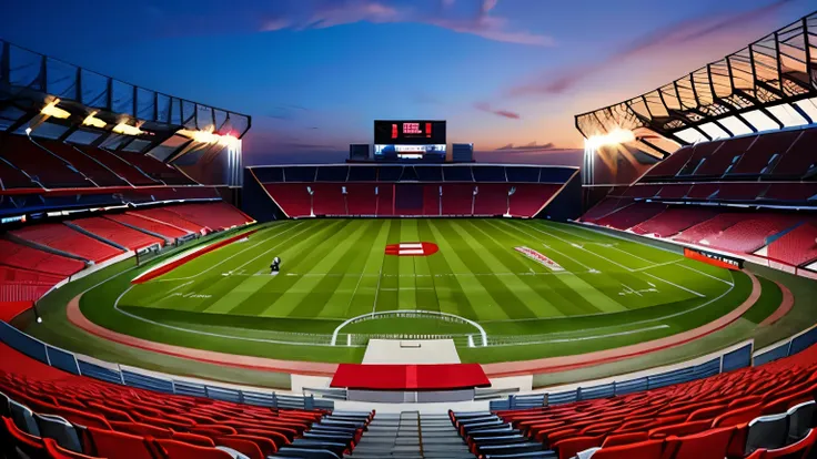 football stadium scenery