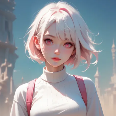 score_9, score_8_up, score_7_up,source_anime, high res image,masterpiece,best quality,girl,cute face,clear skin,white hair,short hair,pink eyes,inner_hair,