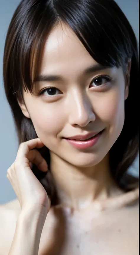 Highest quality、Ultra-high resolution、(Realistic:1.4)、((Full nudity))、Beautiful Eyes、blonde、Brown eyes、Beautiful breasts、Realistic skin texture、Thin pubic hair、Browsing Caution, 8K quality, 8K Ultra, 10x more pixels、Highly detailed cute face、Detailed lips、...