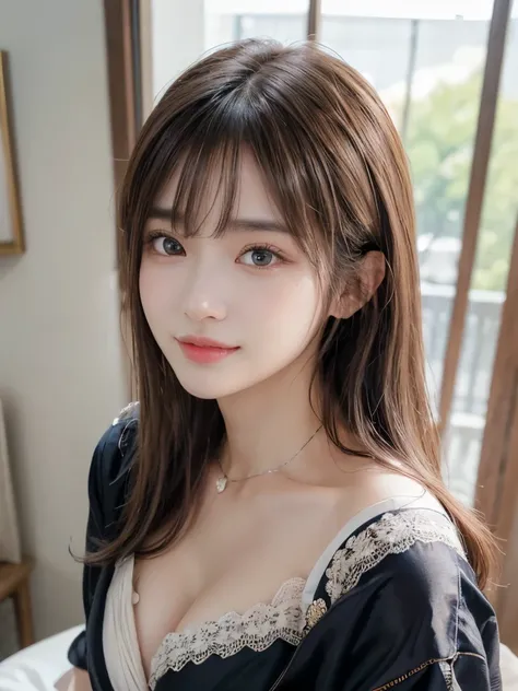 ((masterpiece: 1.3),8k, Realistic, RAW Photos, Highest quality: 1.4),whole body、 (One Girl), beautiful顔, (Realistic Face), (Brown long hair: 1.3), bangs,  Perfect dynamic composition,(High quality with attention to detail, Realistic depiction of eyes:1.3)、...