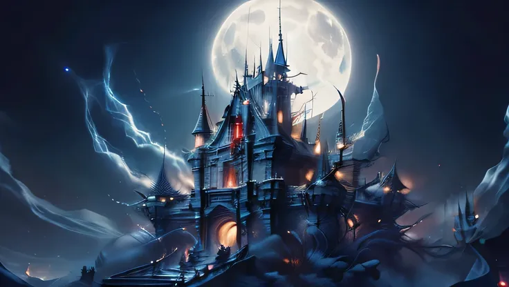 Demon Kings Castle、Spooky Castle、night