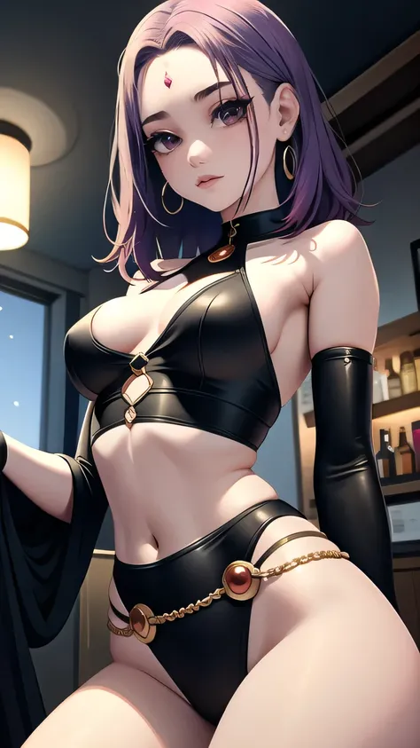 (cowboy shot), (masterpiece, best_quality, detailed, immaculate:1.3), epic, illustration,Anime Style
BREAK
ArtemisYJ,medium hair,purple Hair,makeup
extremely detailed clothing fabric(Black midriff dress),high heels,extremely detailed dress ,small breast,ea...