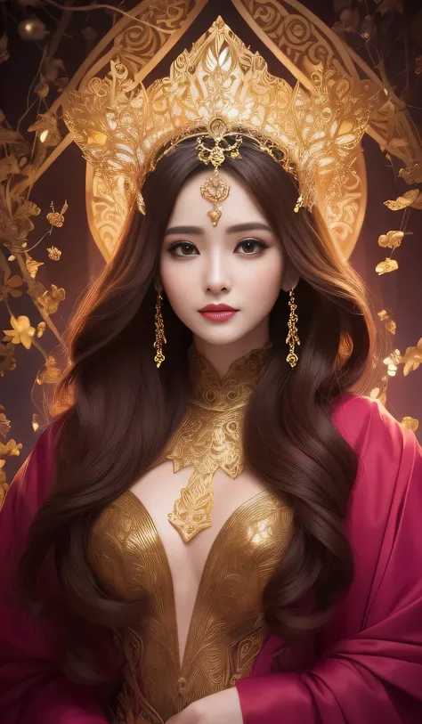 （Masterpiece artwork，Superior Quority，best quality，offcial art，beautiful and aesthetic：1.2），（1 girl，yangmi，Yang Mi，），extremely detaild，fullcolor，More Detailed，offcial art，unity wallpaper 8k，ultra details，beautiful and aesthetic，beautiful big breast artwork...