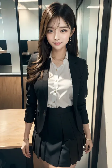 (((office lady)))、(((tokyo street)))、(((snap shot)))、(((business jacket、skirt)))、(8k、highest quality、masterpiece:1.2)、(realistic...