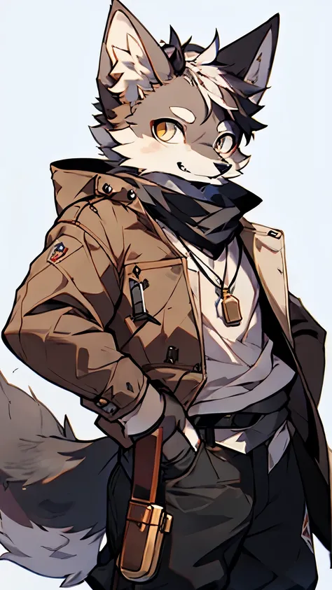 wolf with a revolver 