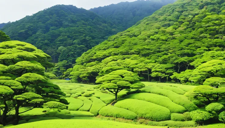 Japanese countryside、Woodland、