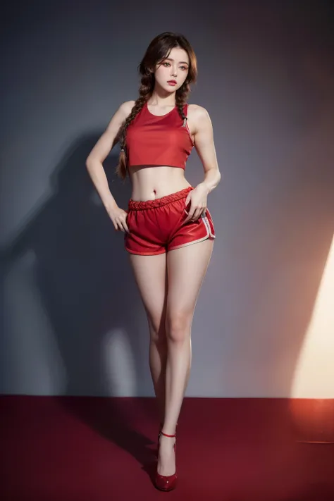 (RAW shooting, Photoreal:1.5, 8k, highest quality, masterpiece, ultra high resolution), perfect dynamic composition:1.2, Highly detailed skin and facial textures:1.2,beautiful and aesthetic:1.2, sexy beauty, perfect style, belief, Strong-willed, revenge, F...