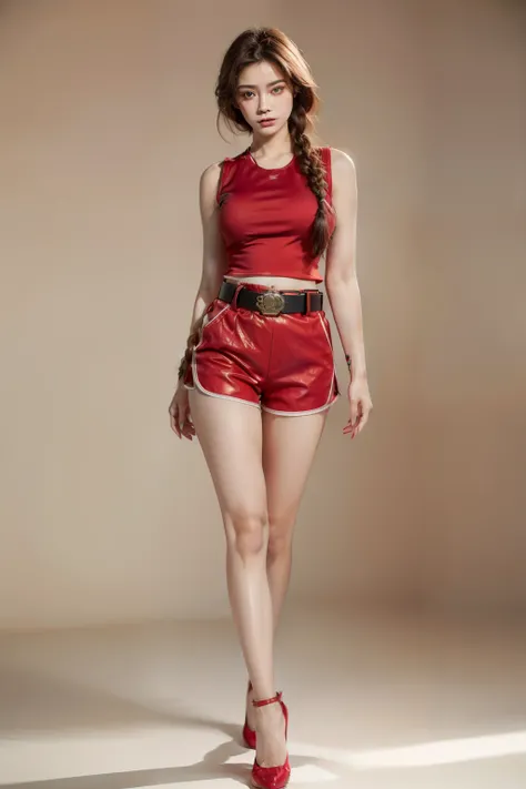 (RAW shooting, Photoreal:1.5, 8k, highest quality, masterpiece, ultra high resolution), perfect dynamic composition:1.2, Highly detailed skin and facial textures:1.2,beautiful and aesthetic:1.2, sexy beauty, perfect style, belief, Strong-willed, revenge, F...