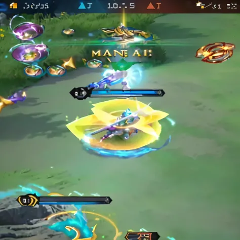 a screenshot of a mobile game with a bunch of items, mana flowing around it, mana shooting from his hands, mana blast, mana in the air, casting epic spell, wielding a magical sword, powering up aura, manimalist, arcane style bomb, tane skin, wielding a mag...