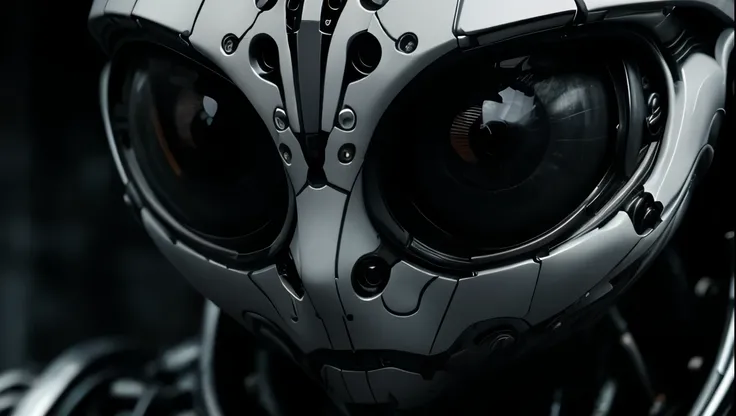 masterpiece, complex detailed, best quality,
editorial fashion photo, hdr,
closeup, biomechanical alien, eye contact, art by goro fujita, white and black colors, sharp focus,
cyber, filtech,