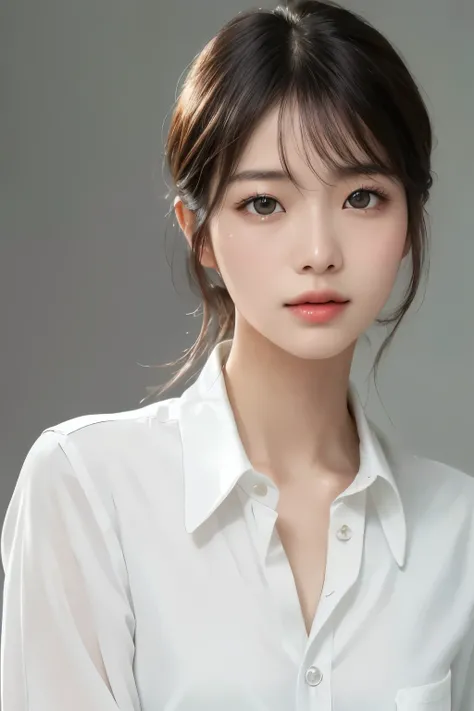 best quality, 8k, masterpiece, (portrait: 1.3), (photo realistic:1.4), (surreal:1.4), sharp focus, looking at viewer, (softer lighting:1.1), (영화 조명 improve quality:0.9), realistic lighting, backlight, my face shines, ray tracing, (brightly shining light:1....