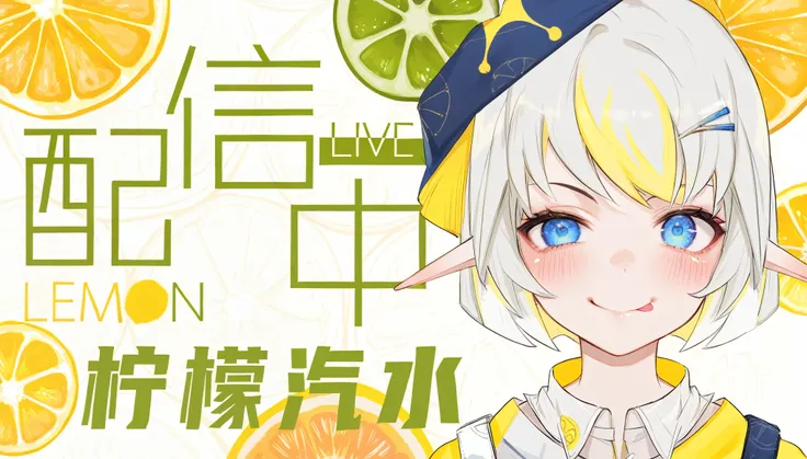 score_9, score_8_up, score_7_up, source_anime, upper body,1girl,one eye closed, blush, tongue, smug,gesugao,blue eyes