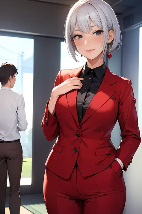 (masterpiece,best quality:1.4),(8k,raw photo,photo realistic:1.2),shiny skin,detailed skin,detailed face,detailed eyes,1girl,Japanese idol,beautiful face, short hair, Silver Hair,Beautiful waist-length twin tails, Beautiful girl, Tall Girl, Perfect body, w...
