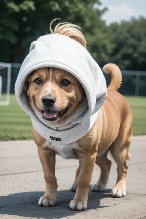 Sport wig dog