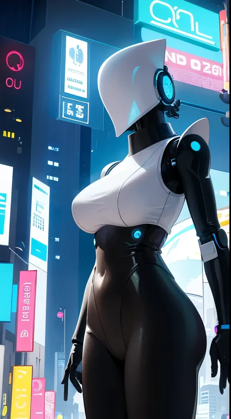 A robot girl with a futuristic appearance and advanced technology, (ultra-detailed,realistic:1.37), [prostituta], beautiful detailed eyes, beautiful detailed lips, long eyelashes, vibrant synthetic skin, sleek metallic body, glowing LED lights, impeccable ...