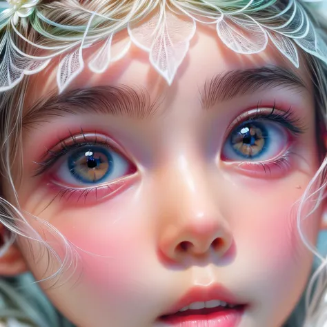 (extremely delicate and beautiful Girl:1.2), complex details, enlarged textures, complex details, finely detailed eyes and detailed face, intricate details, (closed mouth), perfect eyes, Reflective eyes, perfect body, extremely detailed, (Child), extremely...