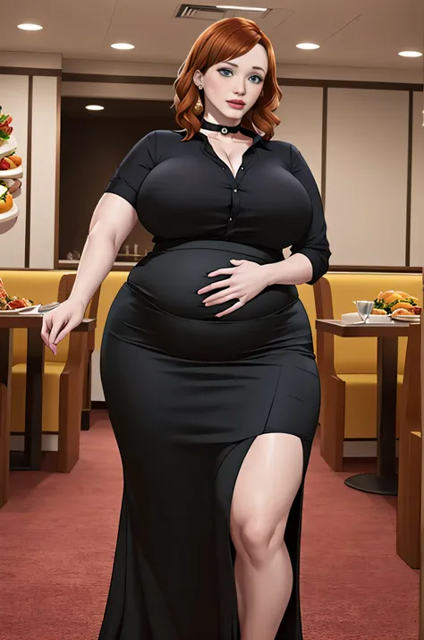 christina hendricks, (christina hendricks:1.5), masterpiece quality, (masterpiece quality:1.3), detailed, realistic, (realistic:...