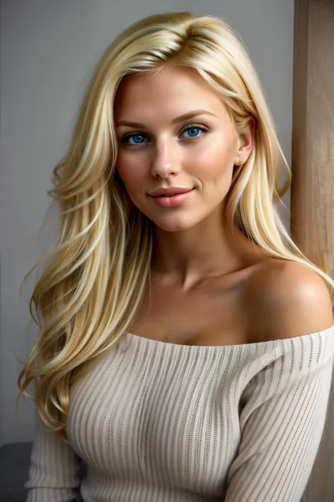 pretty blonde woman