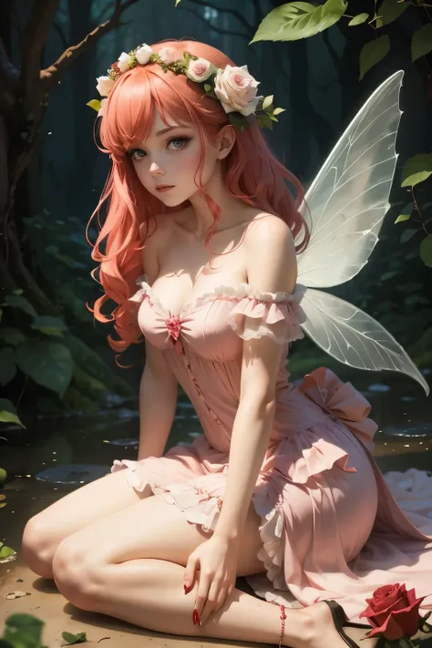 Rose Fairy　Red Hair