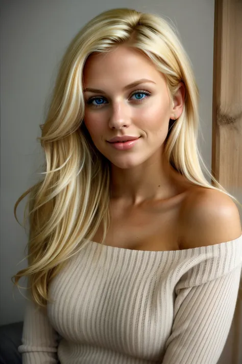 pretty blonde woman