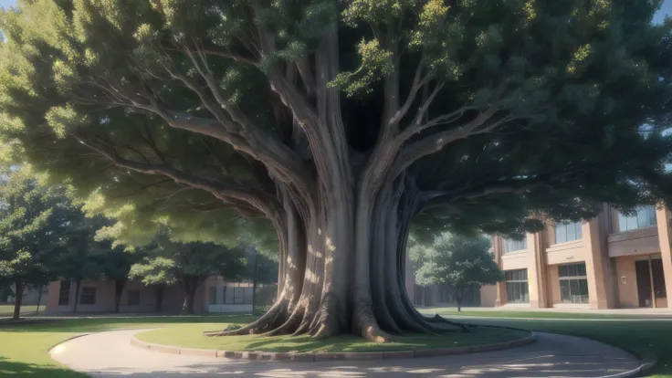 A big tree on campus