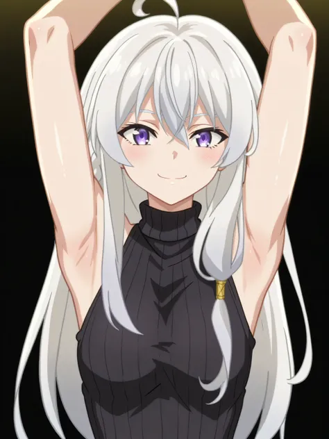 score_9, score_8_up, score_7_up, source_anime, elaina-inner, elaina \(majo no tabitabi\),purple eyes, grey hair, white hair, lon...