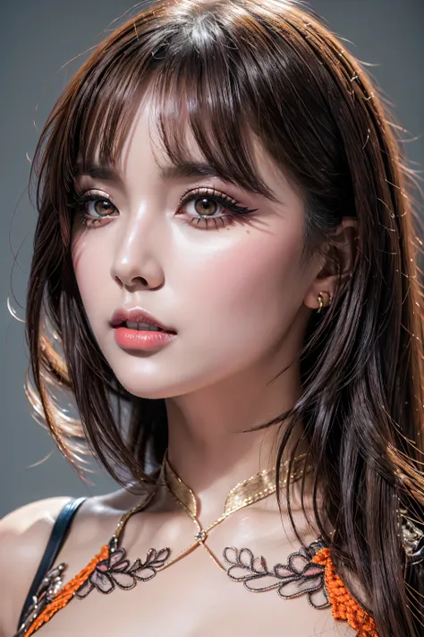 photorealism 16K realism, (Hyper-realistic proportional body, anatomically correct:1.3), ((ultra-fine digital art)), ((intricately detailed beautiful face)), (light pale complexion), BREAK, (small round head)),(high detailed realistic Super beautiful slim ...