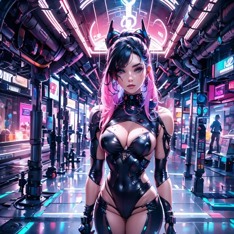 Futuristic and artistic themed portraits. Individuals are clear, Colorful hairstyles. Wear oversized clothes, Exquisite goggles made from colorful materials, Translucent crystals, Projecting a scene of ambiguous colors. The goggles have detailed, Intricate...