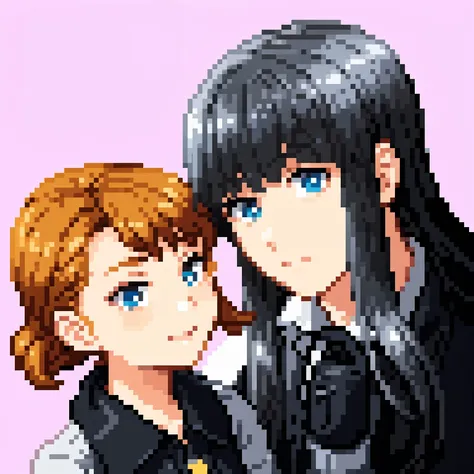 Pixel art, pixel style, sprite, Couple 