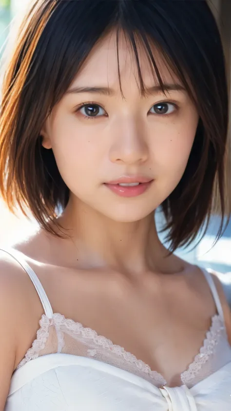 cute japanese women photos, smile, 20-year-old, (photo realistic:1.4), (hyper realistic:1.4), (realistic:1.3), (smoother lightin...