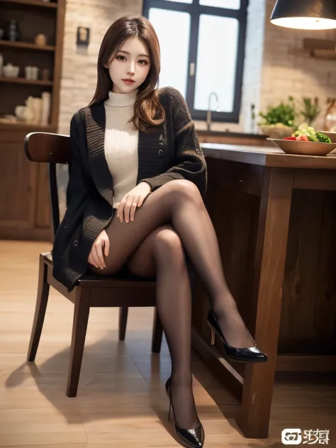 One girl,, mAster Piece,Highest quality,Aster Piece,beautiful,Highly detailed CG Unity 8k wallpaper, Full Body Shot:1.2,　Ultra-realistic pantyhose